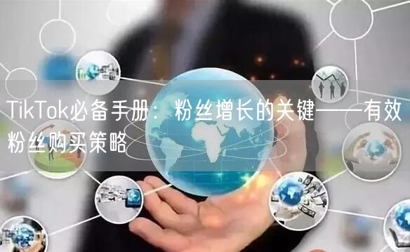 TikTok必备手册：粉丝增长的关键——有效粉丝购买策略