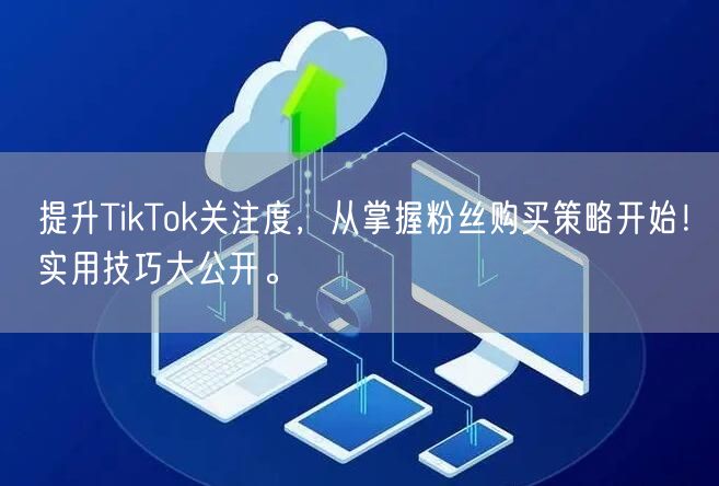 提升TikTok关注度，从掌握粉丝购买策略开始！实用技巧大公开。