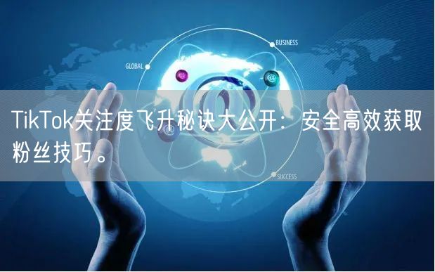 TikTok关注度飞升秘诀大公开：安全高效获取粉丝技巧。