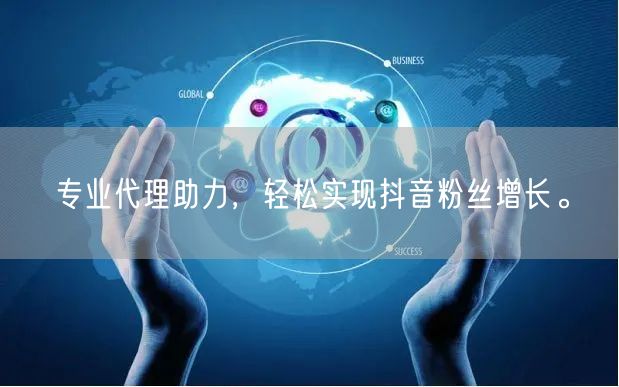 专业代理助力，轻松实现抖音粉丝增长。